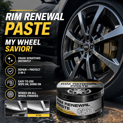 🔥Buy 1 Get 1 Free(each only 8.5$!!!)🔥50K+ SOLD!💨✨All-in-One Wheel Care & Restoration Paste