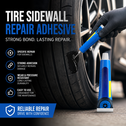 🔥Black Tire Repair Glue for Sidewall Bonding