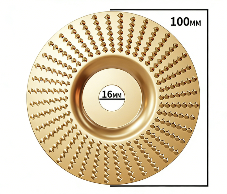 🥳2026 HOT SALE🥳💞50K+ SOLD!⚙️🪚 BUY 5 GET 5 FREE! Premium Wood Carving Disc – Super sharp, fast cutting. Fits standard grinder, removes wood easily. A workshop hero! 🔥✨