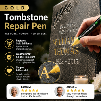 🐦Golden Tombstone Marker Pen