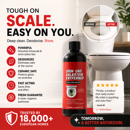 🚀 JUST LAUNCHED! 50% OFF 💎 Heavy-Duty Toilet Cleaner 🧪 Melts Away Years of Urine Scale & Limescale ✨ No More Scrubbing