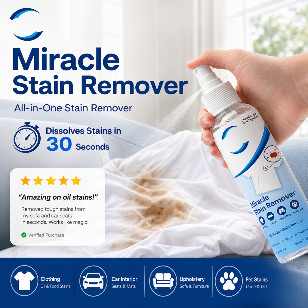 🔥Limited Time Promotion 50% OFF🔥Miracle Stain Remover Spray