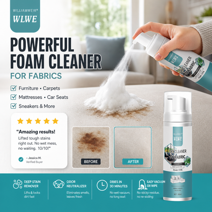🥳2026 HOT SALE💞50K+ SOLD!Powerful Foam Cleaner for Fabric