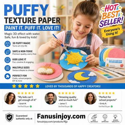 🎄Special Surprise Offer 🎁Buy 3 Get 2 Free！🔮Master the magic of painting！👩‍🎨Foam Texture Painting Paper🎁
