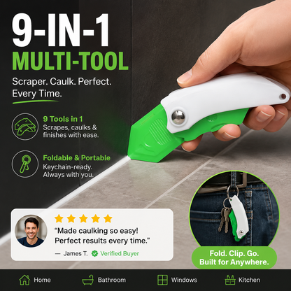 🔥Hot Sale🔥Multipurpose 9-in-1 Spatula Caulking Tool