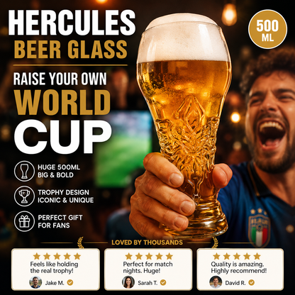 🔥Limited Time Promotion 50% OFF🔥Large Capacity Ornate Embossed Beer Glass