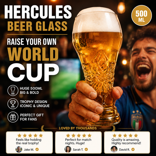 🔥Limited Time Promotion 50% OFF🔥Large Capacity Ornate Embossed Beer Glass