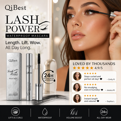 🧴💦 4D Waterproof Mascara – Silky Lengthening Formula | Sweat, Tears & Rain Resistant ☔😭✅
