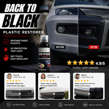 🔥Limited Time Promotion 50% OFF🔥Professional Plastic Reviver for Cars