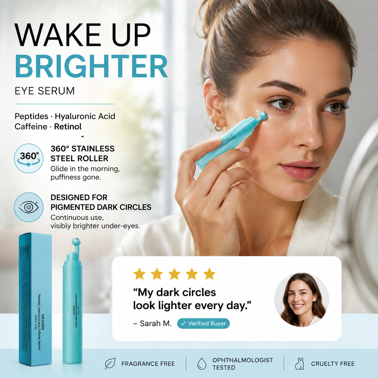 💝Peptide Eye Serum with Massage Applicator