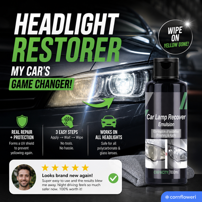 Car Headlight Repair Polish Liquid