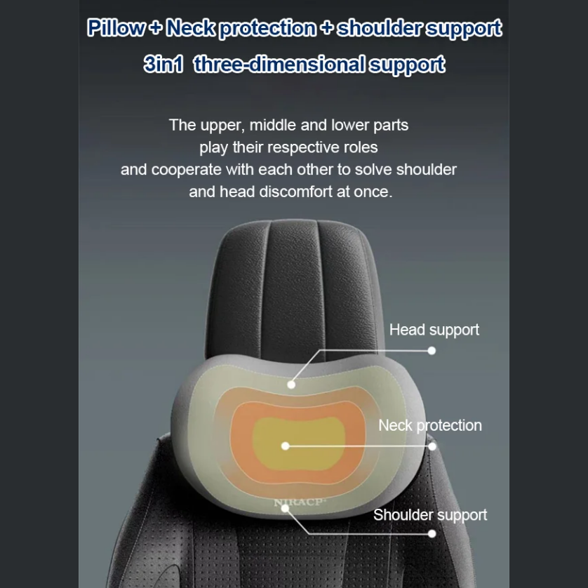 🔥Limited Sale 57% OFF🚗 Car Headrest Neck and Lumbar Pillow 😍