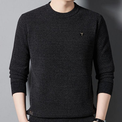 Men's Warm Cozy Lined Round Neck Top