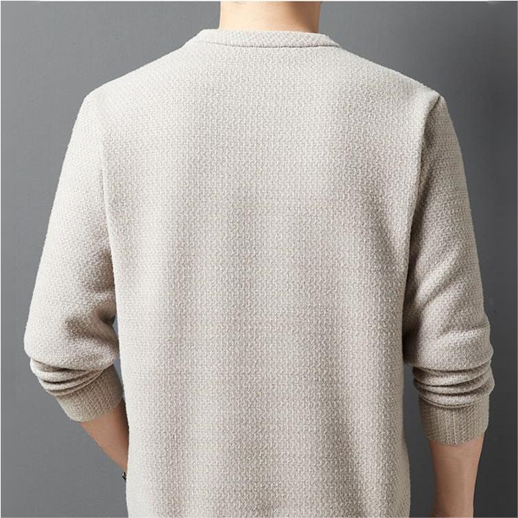 Men's Warm Cozy Lined Round Neck Top