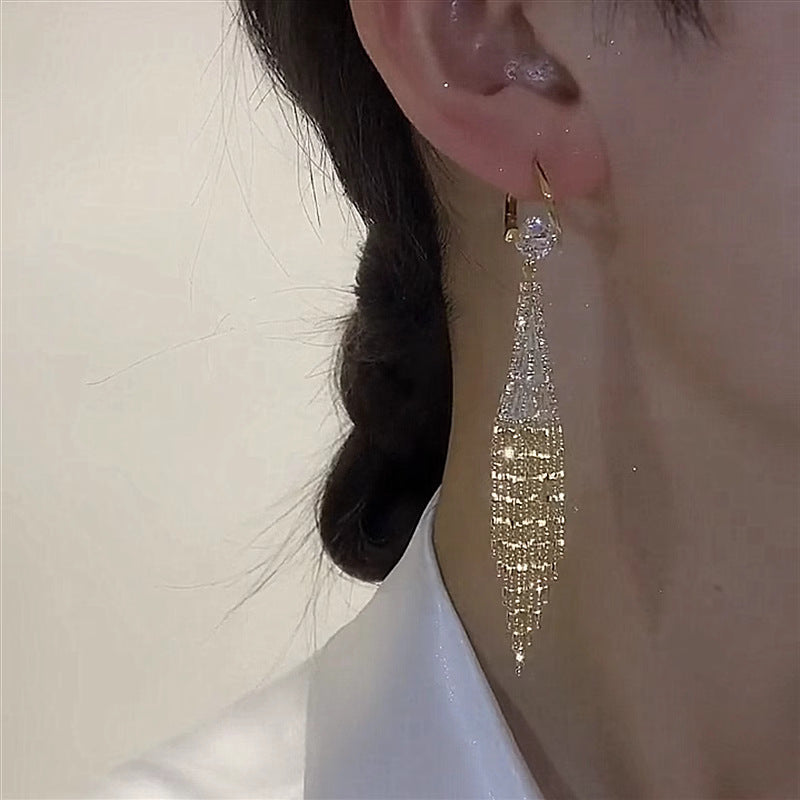 New Year Pre-sale🎁 🌟Rhinestone Tassel Earrings🌟