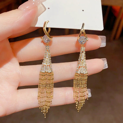 New Year Pre-sale🎁 🌟Rhinestone Tassel Earrings🌟