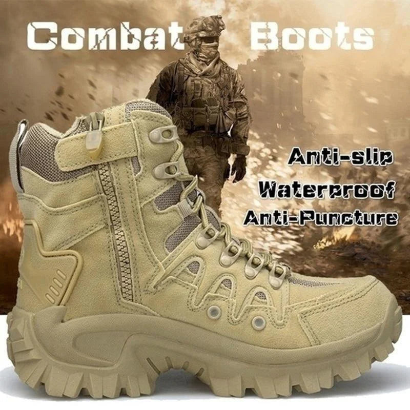 🔥50% OFF 🔥Men Outdoor Waterproof Non-Slip Hiking Boots Combat Boots