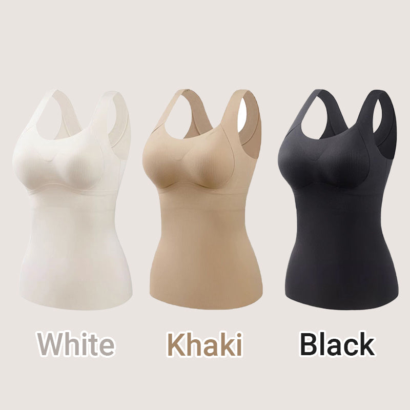 🎊Black Friday Sale🥰Women's Thermal Tank Tops With Built-in Bra