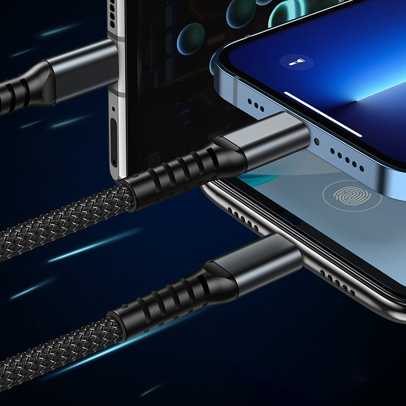 🎁Hot Sale 50% OFF⏳Transparent Luminous 3-in-1 Super Fast Charging Cable