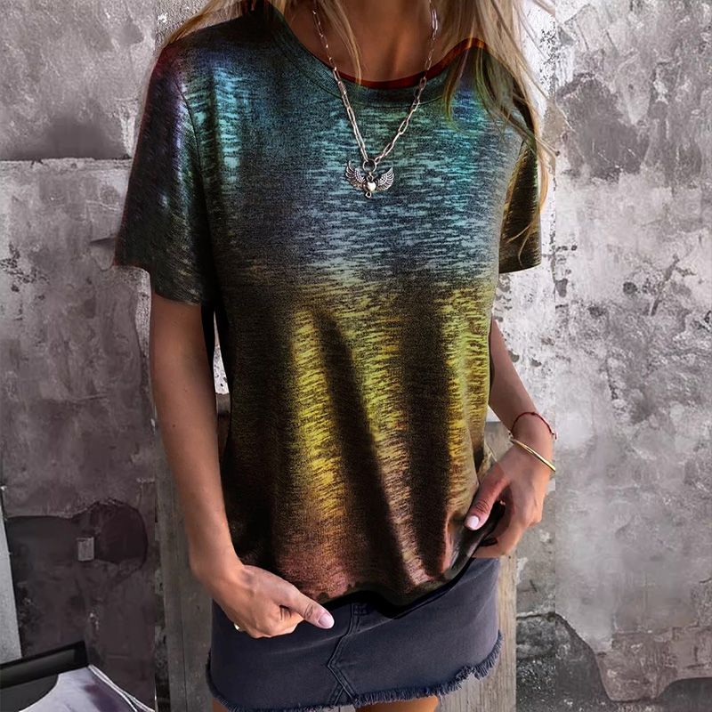 🔥Hot Sale 49% OFF🔥Women Round Neck Short Sleeve T-shirt