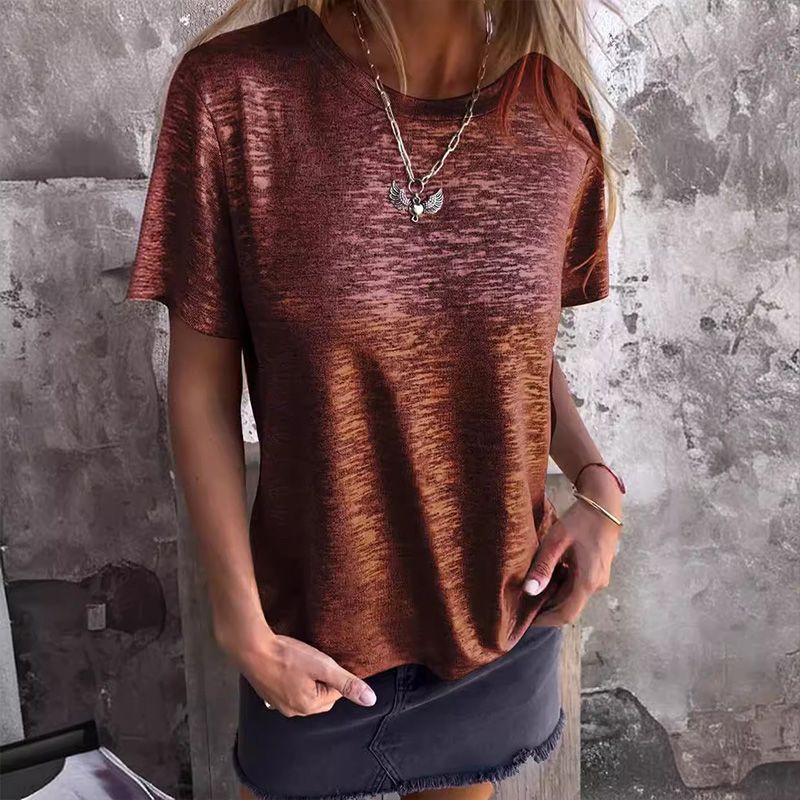 🔥Hot Sale 49% OFF🔥Women Round Neck Short Sleeve T-shirt