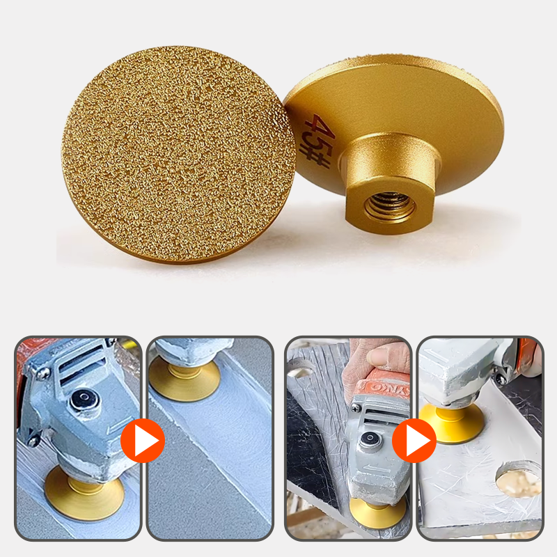 2-Inch Diamond Grinding & Polishing Pad for Angle Grinder Tool