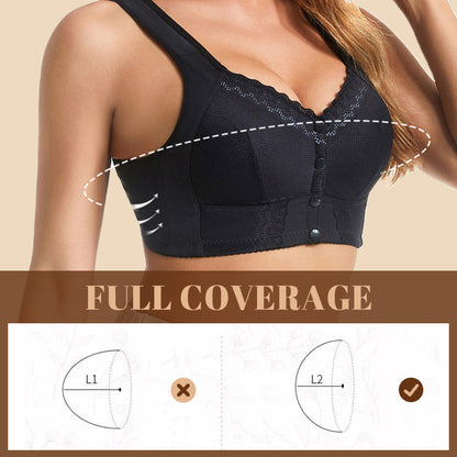 🔥2024 New Stretchy Front Closure Breathable Bra for Seniors