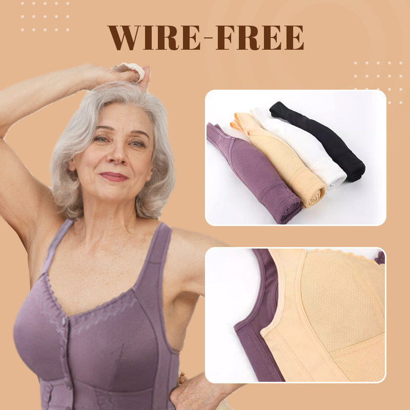 🔥2024 New Stretchy Front Closure Breathable Bra for Seniors