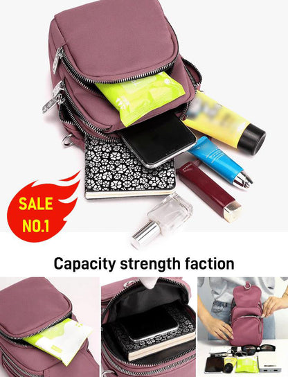 Fashion Large Capacity Multi-layer Storage Shoulder Bag