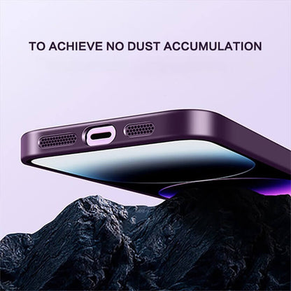 Magnetic Matte Phone Case with Stand for iPhone 11/12/13/14/15