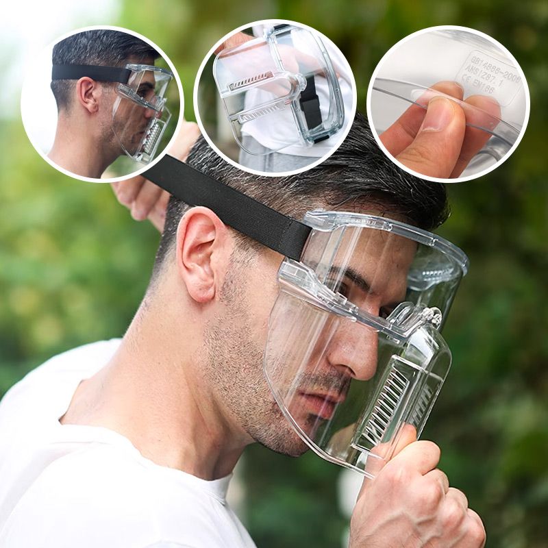 Multipurpose Ergonomic Transparent Protected Face Shield