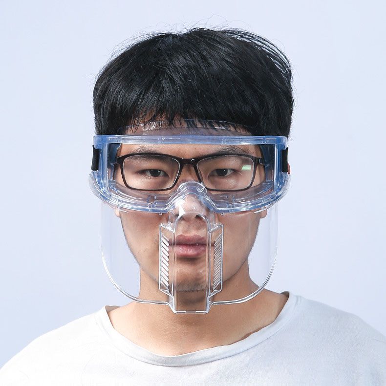 Multipurpose Ergonomic Transparent Protected Face Shield