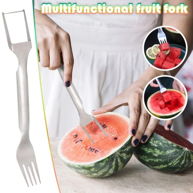 ✨2-in-1 Stainless Steel Watermelon Cutter✨