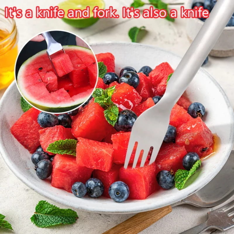 ✨2-in-1 Stainless Steel Watermelon Cutter✨