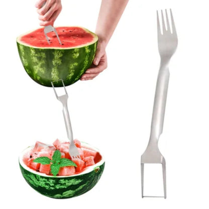 ✨2-in-1 Stainless Steel Watermelon Cutter✨