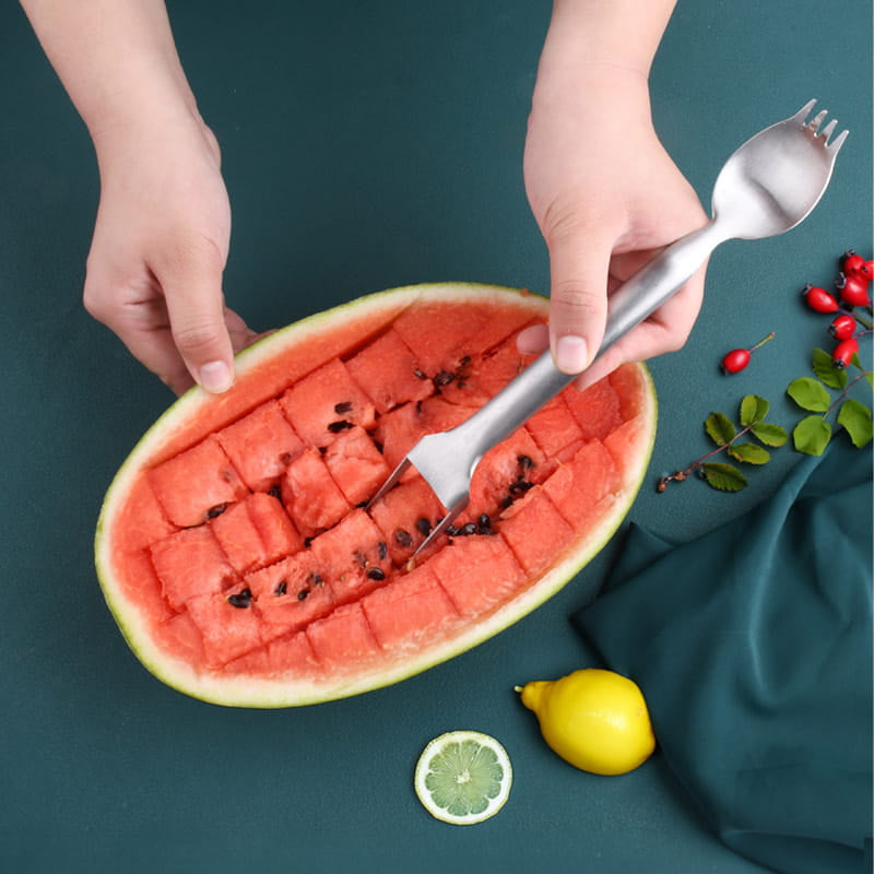 ✨2-in-1 Stainless Steel Watermelon Cutter✨