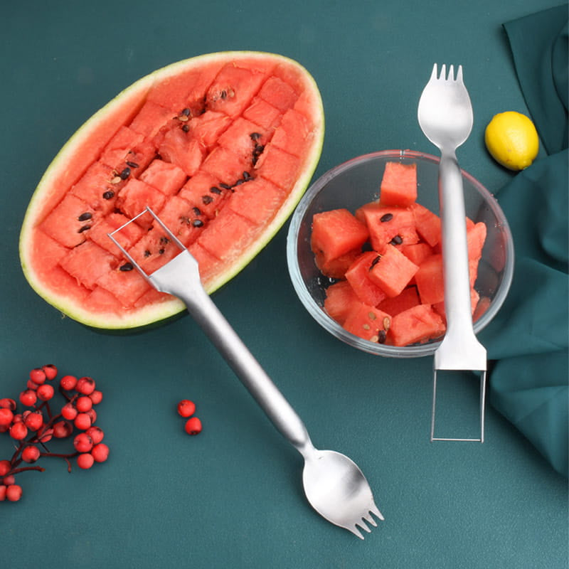 ✨2-in-1 Stainless Steel Watermelon Cutter✨