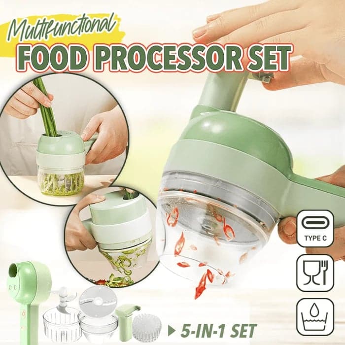 Multifunction cordless food processor