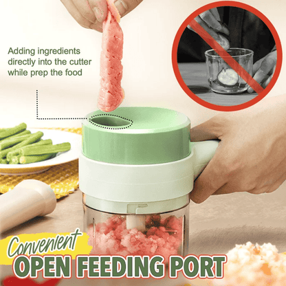 Multifunction cordless food processor