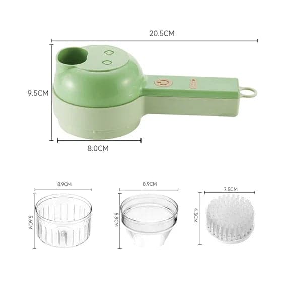 Multifunction cordless food processor