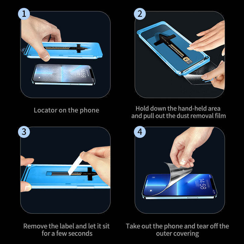 Phone Screen Clear Protector with Tools for Easy Installation