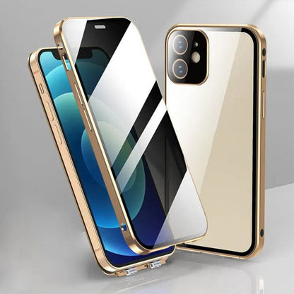 Tempered Glass Anti Peeping Case for iPhone Series