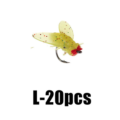 🔥Last Day Promotion 49% OFF🔥 - Simulated Flies Fishing Attractor Bait Hook