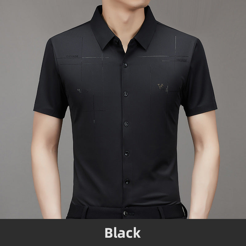 Men's Summer Cool Stretchy Business Shirt