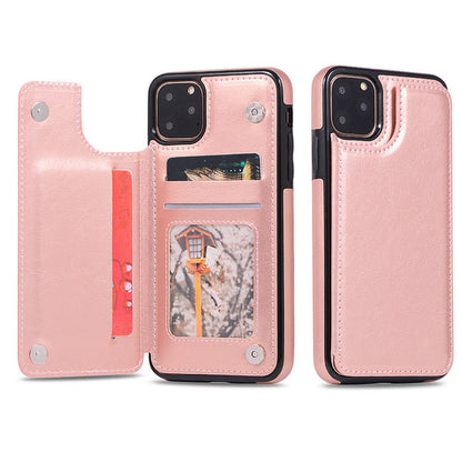 Premium Phone Case With Card Slot - Shockproof Protection For All Iphone Models