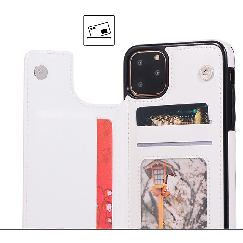 Premium Phone Case With Card Slot - Shockproof Protection For All Iphone Models