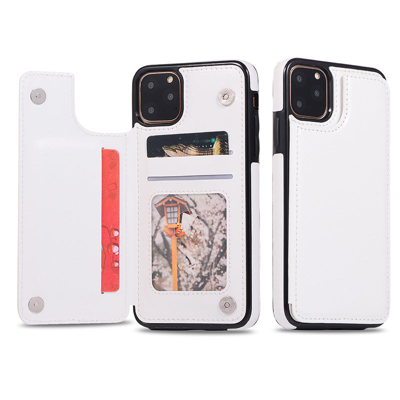 Premium Phone Case With Card Slot - Shockproof Protection For All Iphone Models