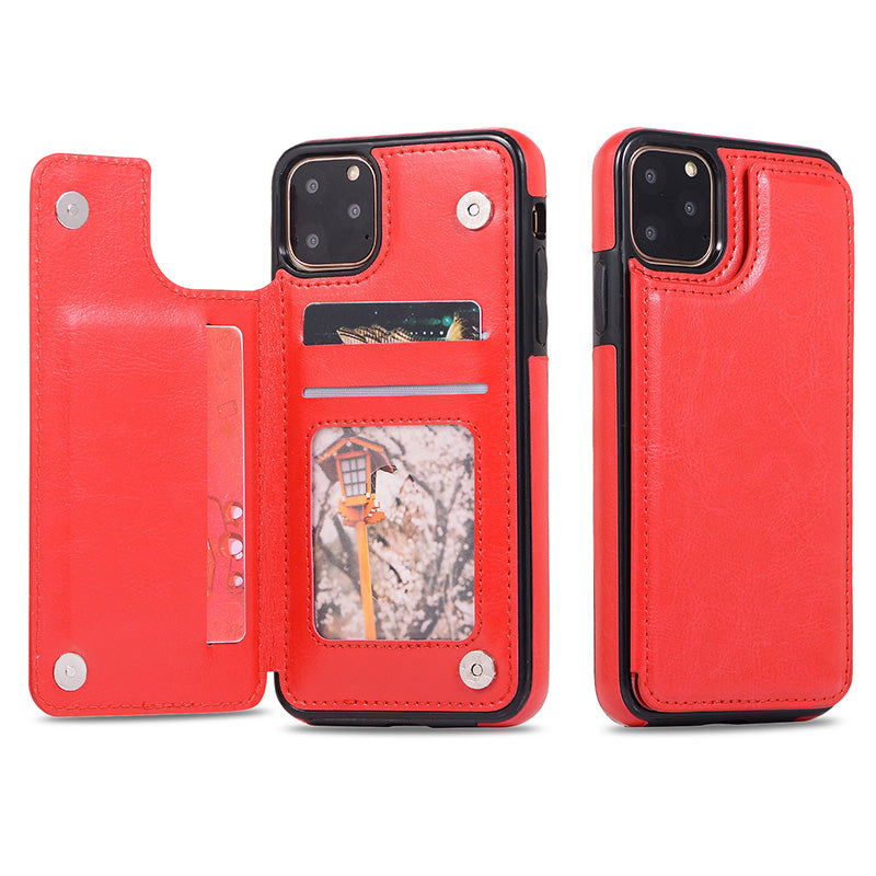 Premium Phone Case With Card Slot - Shockproof Protection For All Iphone Models