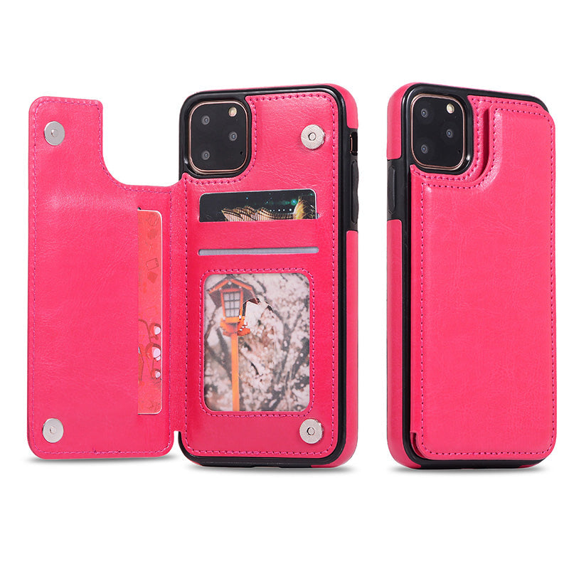 Premium Phone Case With Card Slot - Shockproof Protection For All Iphone Models