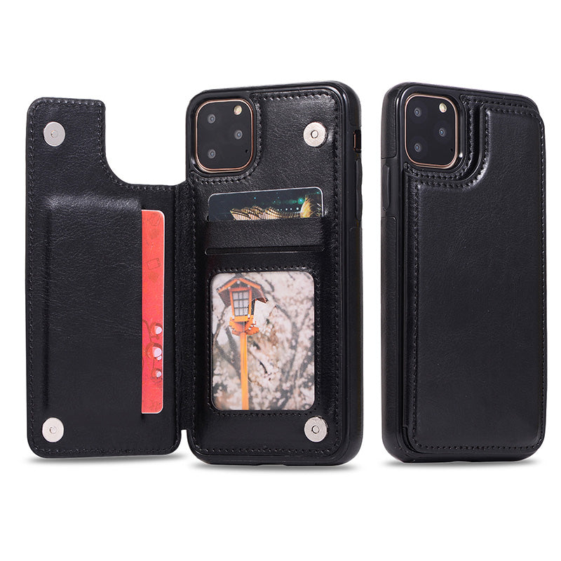 Premium Phone Case With Card Slot - Shockproof Protection For All Iphone Models